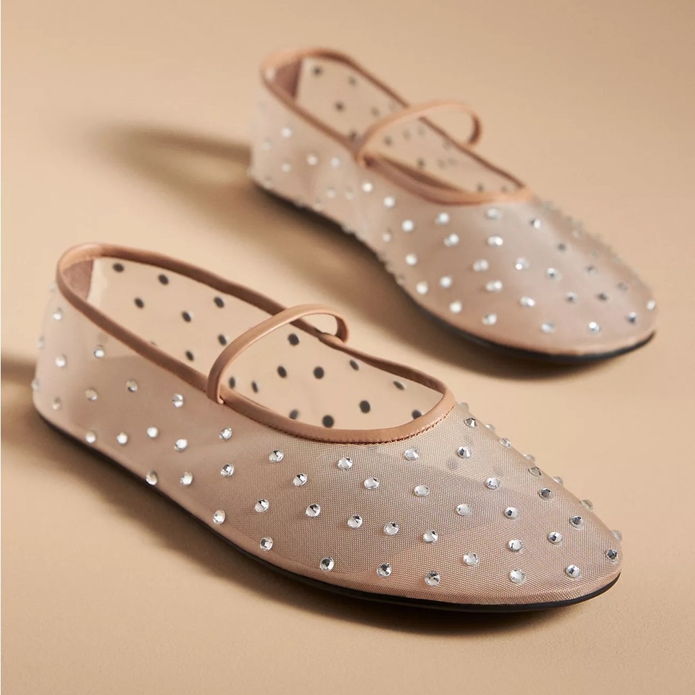Jeffrey Campbell Swanlake beaded flats
